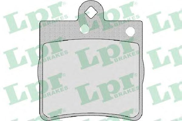 Комплект тормозных колодок 05P726 05P726 LPR