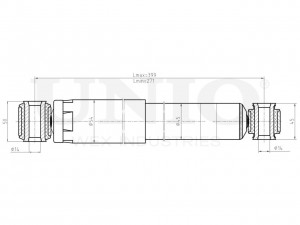 Амортизатор газовый задней подвески SAB-10513 UNIO