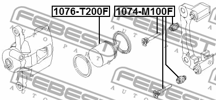 DAEWOO MATIZ (KLYA) (1998>)/MATIZ (2001>) 1074-M100F FEBEST
