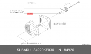 ЛАМПОЧКА 84920-KE030 84920KE030 SUBARU