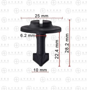Крепеж 4A0805121A AVERS