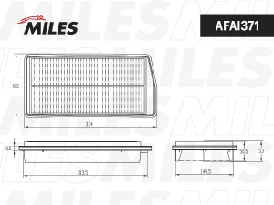Фильтр воздушный ACURA RDX 07-12 AFAI371 AFAI371 MILES