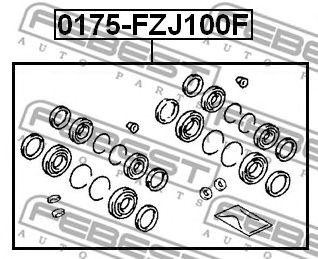 LAND CRUISER (100) (1998>) D=43/48, SUMITOMO 0175-FZJ100F FEBEST