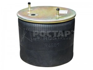 Пневморессора со стаканом (пластик) 2 шп.+возд. / 8 отв.; BPW 36K R4881DGL30 ROSTAR