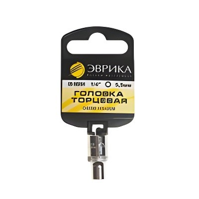 Головка торцевая 1/4" 5.5мм с держателем ЭВРИКА ER-90204H EVRIKA