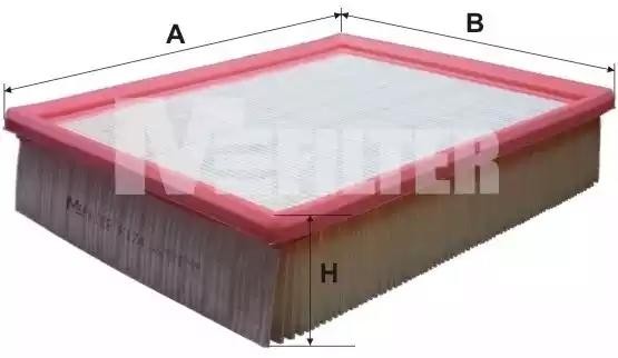 фильтр воздушный!\ Opel Frontera/Omega/Senator 2.2/2.3/2.4/3.0 91> K 174 MFILTER AUTOMOTIVE FILTERS