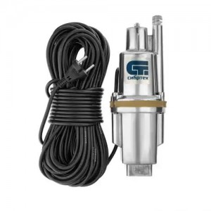 Насос погружной вибрационный 300Вт 20л/мин. глубина 5м подача 75м верхний забор  99301 SIBRTEC