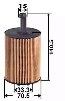 Фильтр масляный VW AUDI SKODA (1.9/2.0 TDI/2.3) JS ASAKASHI OE0033 JS ASAKASHI