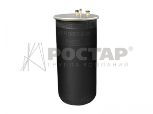 Рессора пневматическая без стакана; (1 шп.+2 штуц. / --); F 2000, TGA/TGM/TGS/TG R4882D01 ROSTAR