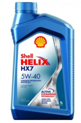 Масло моторное полусинтетическое Helix HX7 5W-40 1л 550046374 (550051496) 550046374 SHELL