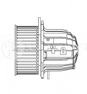 Вентилятор отопителя для а/м Audi A4 (10-)/A5 (13-)/Q5 (13-) LFh1840 LFH1840 LUZAR
