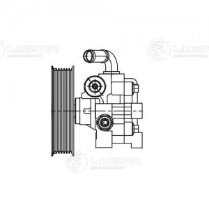 Насос ГУР ам Toyota Land Cruiser Prado (02-) 2.7i,4.0i LPS1902 LPS 1902 LUZAR