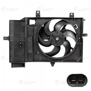 Э,вентилятор охл. с кожухом для ам Nissan Note (06-),Micra (02-) AT (LFK 1411) LFK 1411 LUZAR