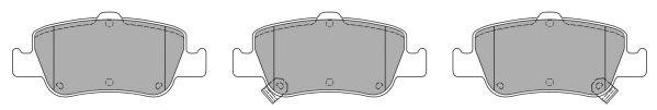 колодки дисковые! задн.\ Toyota Auris/Corolla 1.4D-4D/1.4VVTi/1.6VVTi/2.0D-4D 07 FBP1526 FREMAX