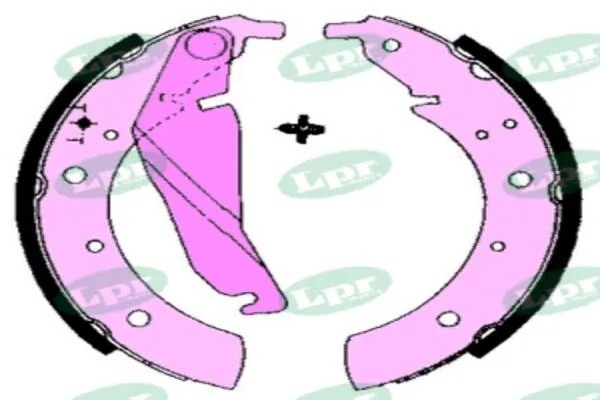 Колодки барабанные BMW 5 E28/E34 04680 04680 LPR