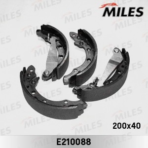 Колодки тормозные барабанные  AUDI A2/VW G2/G3/PASSAT/POLO/SKODA FABIA 86-08 (TR E210088 MILES