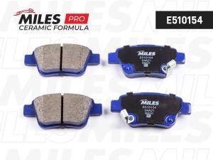 Колодки тормозные задние (Смесь CERAMIC серия PRO) TOYOTA AVENSIS 03/COROLLA VER E510154 MILES
