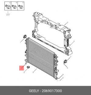 СЛИВНОЙ КЛАПАН РАДИАТОРА SX11 2069017300 2069017300 GEELY