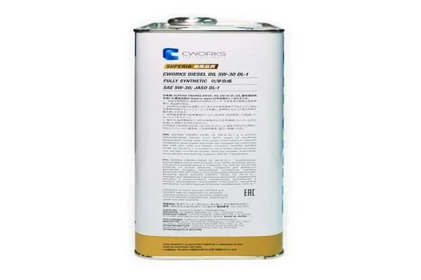 Масло моторное SUPERIA DIESEL OIL 5W-30 DL-1 4L A12SR1004 A12SR1004 CWORKS