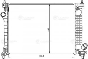 Радиатор охл. для а м Ravon Nexia R3 (15-) 1.5i MT (LRc 0594) LRC 0594 LUZAR