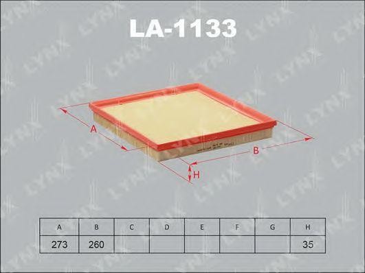 фильтр воздушный!\ BMW 7 F01/F02 4.0i/X6 35i 08> LA-1133 LYNXAUTO