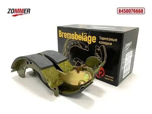 Колодка тормозная задняя ВАЗ Vesta (к-т 4 шт) 8450076668 ZOMMER