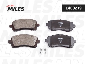 Колодки тормозные передние (без датчика) (Смесь Low-Metallic) (SUBARU FORESTER 9 E400239 MILES