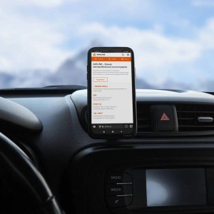 Держатель телефона на дефлектор магнитный AIRLINE AMS-U-18 AIRLINE