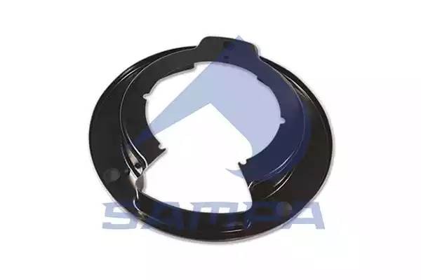 Щиток VOLVO барабана тормозного пылезащитный (на сторону, 410x200мм) SAMPA 030200 SAMPA