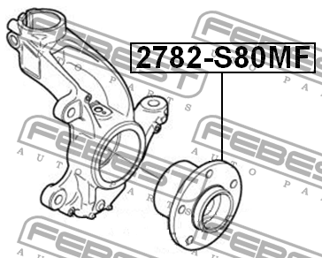 Ступица 2782-S80MF 2782-S80MF FEBEST