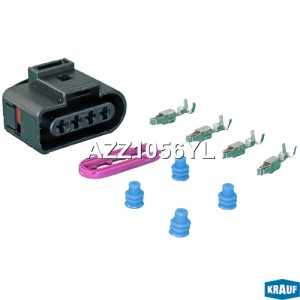 Разъем VW Golf 7 AUDI (10-) SKODA Octavia (13-) электрический (корпус) KRAUF AZZ1056YL KRAUF