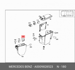 MERCEDES BENZ W220 A 000 982 85 23 MERCEDES BENZ