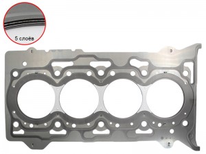 Прокладка ГБЦ MITSUBISHI L200 15-/PAJERO SPORT 16- 4N15 (A SIZE T1,30) JA-31245 JA31245 STONE