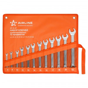 Набор ключей комбинированных PRO 12пр. (6-22мм) сумка (AT-12-47) AT1247 AIRLINE