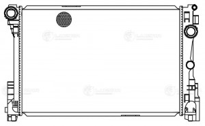 Радиатор охлождения для а/м Mercedes-Benz C (W 204)/E (W212) (09-) 7АT LRc1513 LRC 1513 LUZAR