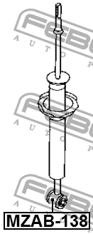 Сайлентблок заднего амортизатора MZAB138 FEBEST