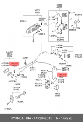 HYUNDAI/KIA 1492942015 HYUNDAI KIA