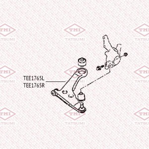 MITSUBISHI LANCER 2003> TEE1765L TATSUMI