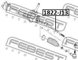 Тяга рулевая 1822-J13 FEBEST