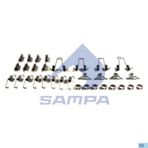 Ремонтный комплект, Тормозная колодка 070.572 SAMPA