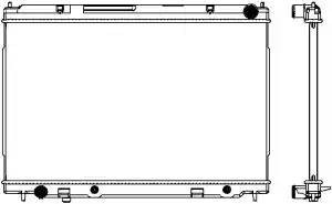 Радиатор INFINITY M45 06-10 32511018 SAKURA