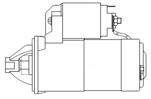 Стартер для а/м Hyundai Sonata III (93-) 1.8i/2.0i 1,4кВт (LSt 0813) LST0813 START VOLT