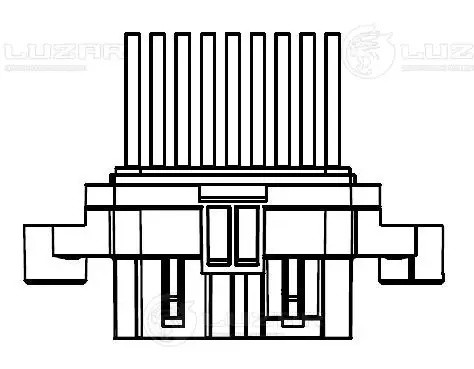 Резистор УАЗ-3163 Патриот отопителя(05.2012-) /LUZAR/ LFR 03631 LUZAR