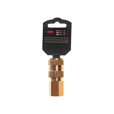 Переходник для компрессора F1/4" быстросъемный с клапаном внутренняя резьба на х RFBSE12SF ROCK FORCE