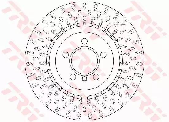 Диск тормозной LAND ROVER: RANGE ROVER III 02-12 TRW DF6506S TRW