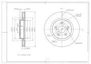 Диск тормозной AVANTECH передний BR3060S AVANTECH