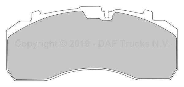 Колодки тормозные 29061 Super Heavy Duty (<30T) 248х109х30 Knorr SB/SN7 1540192 DAF TRP