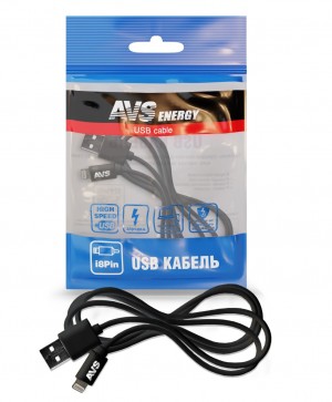 кабель! для iphone 5, 1м, пакет\ A78718S AVS
