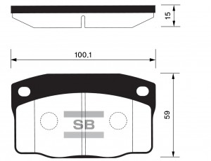 Колодки тормозные DAEWOO Nexia OPEL Kadett,Omega A,Vectra A передние (шпильки) ( SP1055 SANGSIN