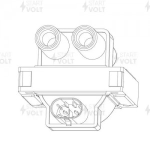 Катушка зажигания для а/м FIAT Panda (03-)/Punto (99-) 1.0i-1.5i (SC 1610) SC 1610 START VOLT